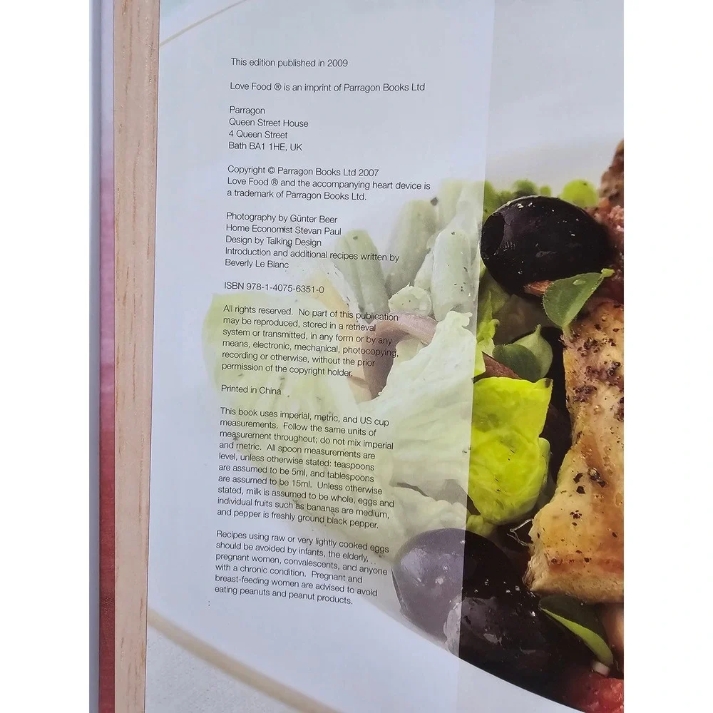 Salads Simple and Fresh Dishes Cookbook Love Food Hardcover 9781407563510